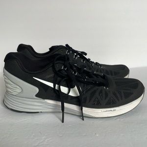 Black n grey Nike lunarlons